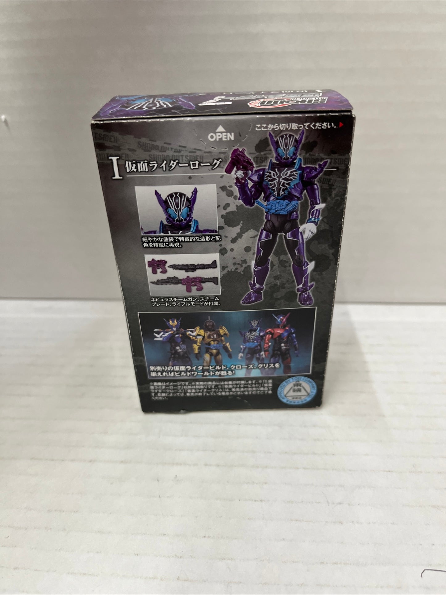 SHODO Kamen Rider Build ROGUE Figure SO-DO Masked SHODO-O OUTSIDER Bandai sodo 7