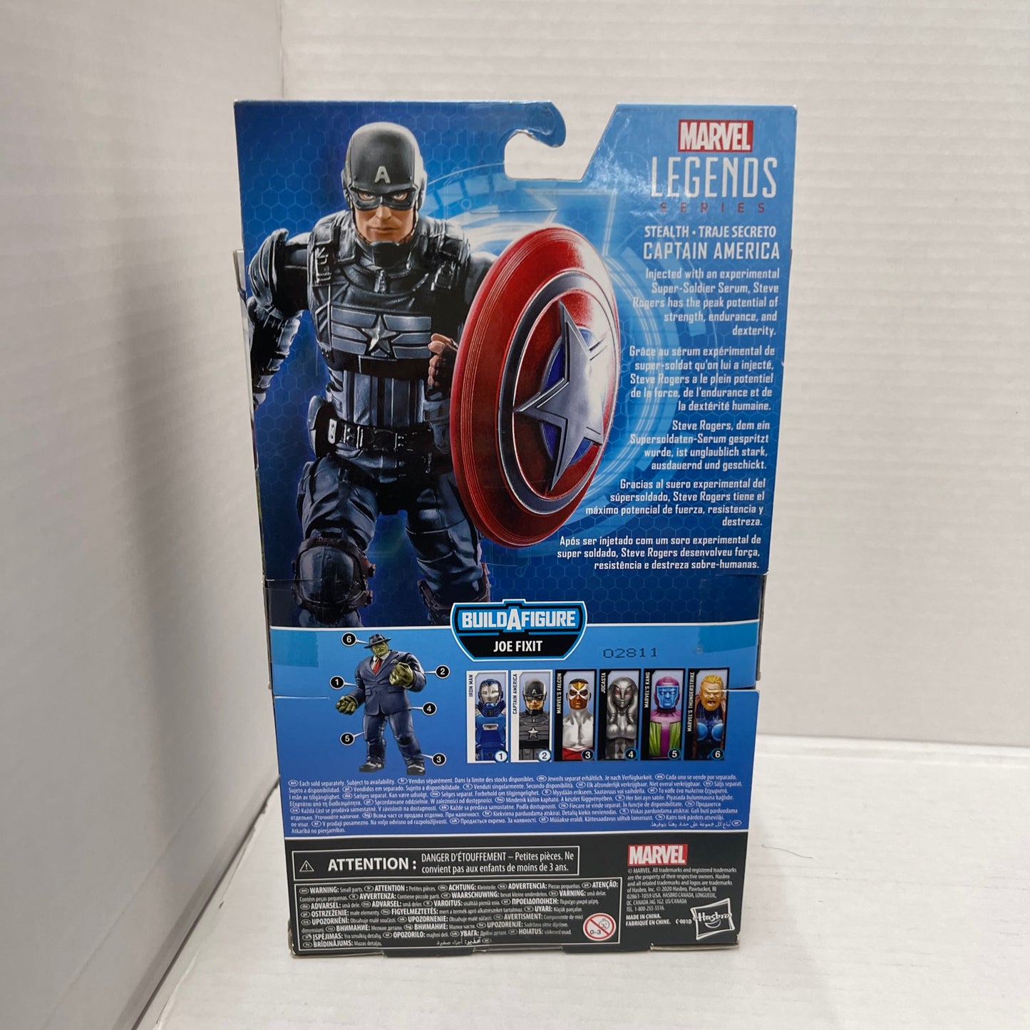 Marvel Legends Gamerverse Captain America Stealth Joe Fixit Black Suit