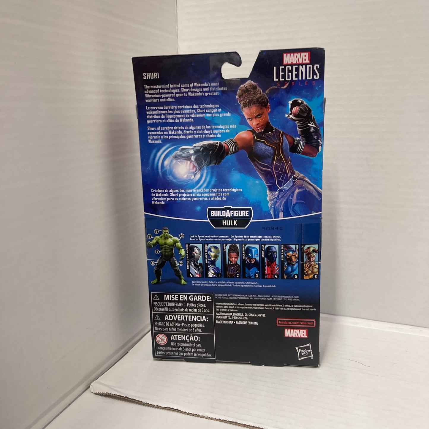 SHURI Marvel Legends Avengers Endgame Hulk BAF 6" Black Panther