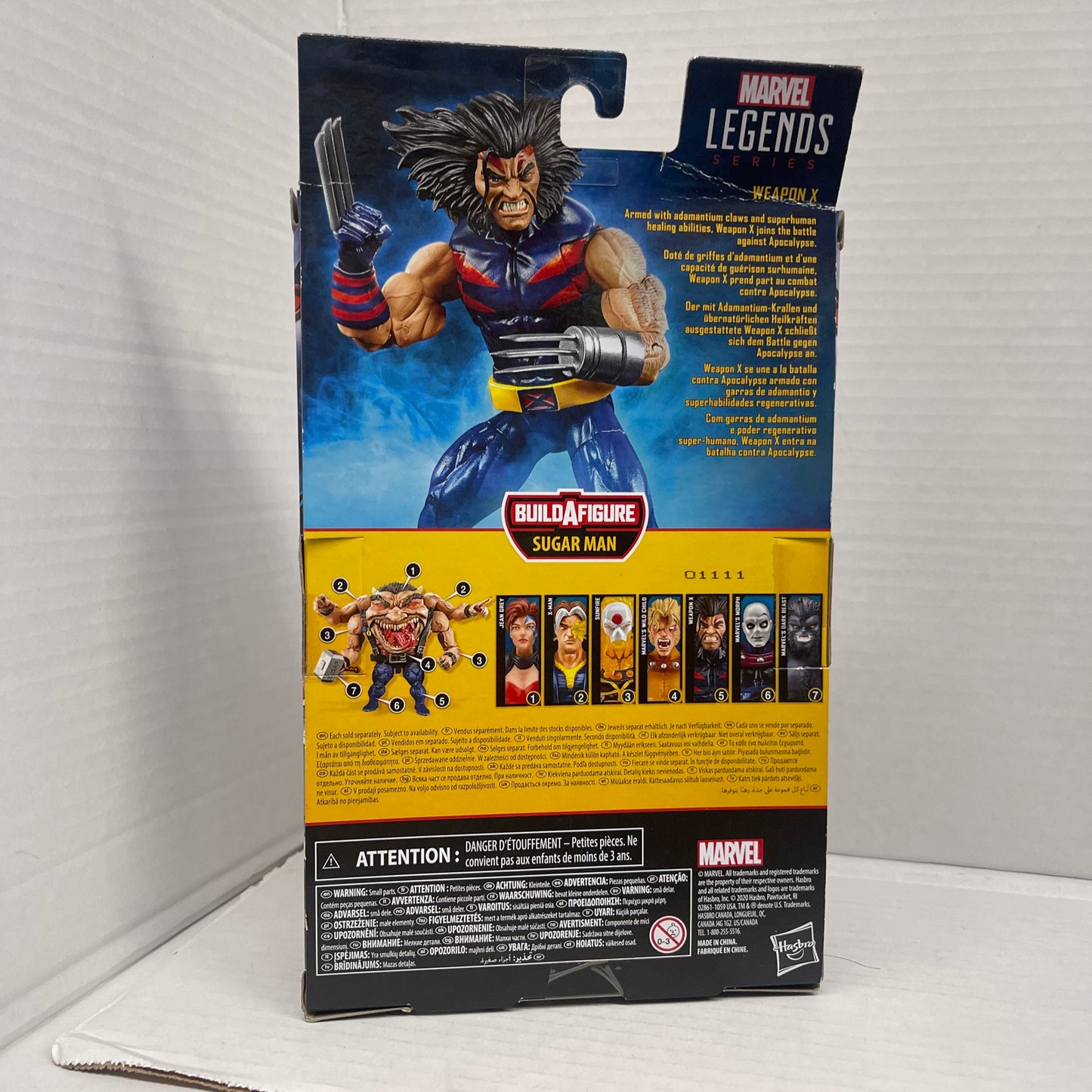 Marvel Legends X-Men Age Apocalypse WEAPON X Wolverine BAF Sugar Man