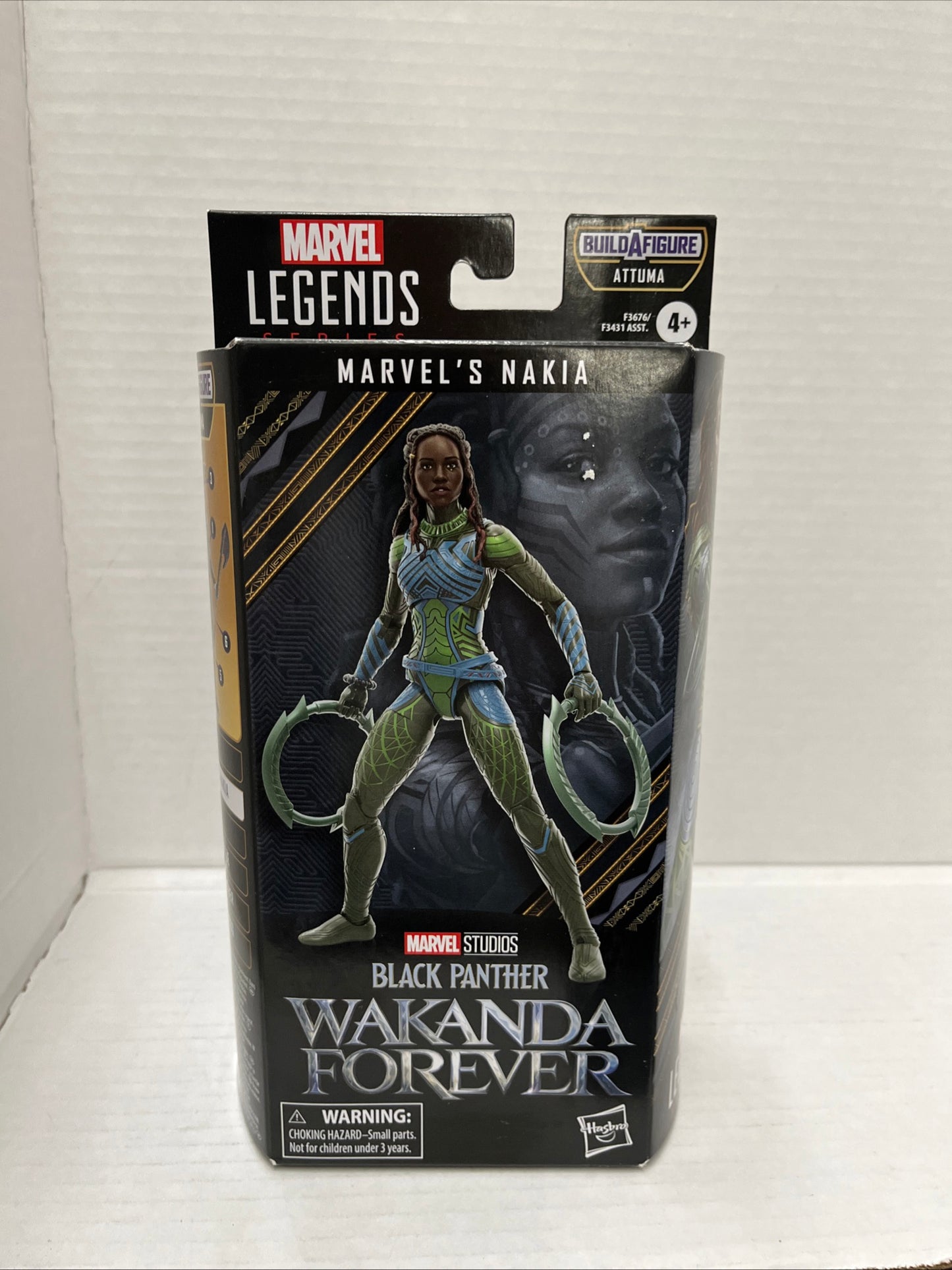Marvel Legends Black Panther 2 Wakanda Forever Nakia Build-A-Figure Attuma