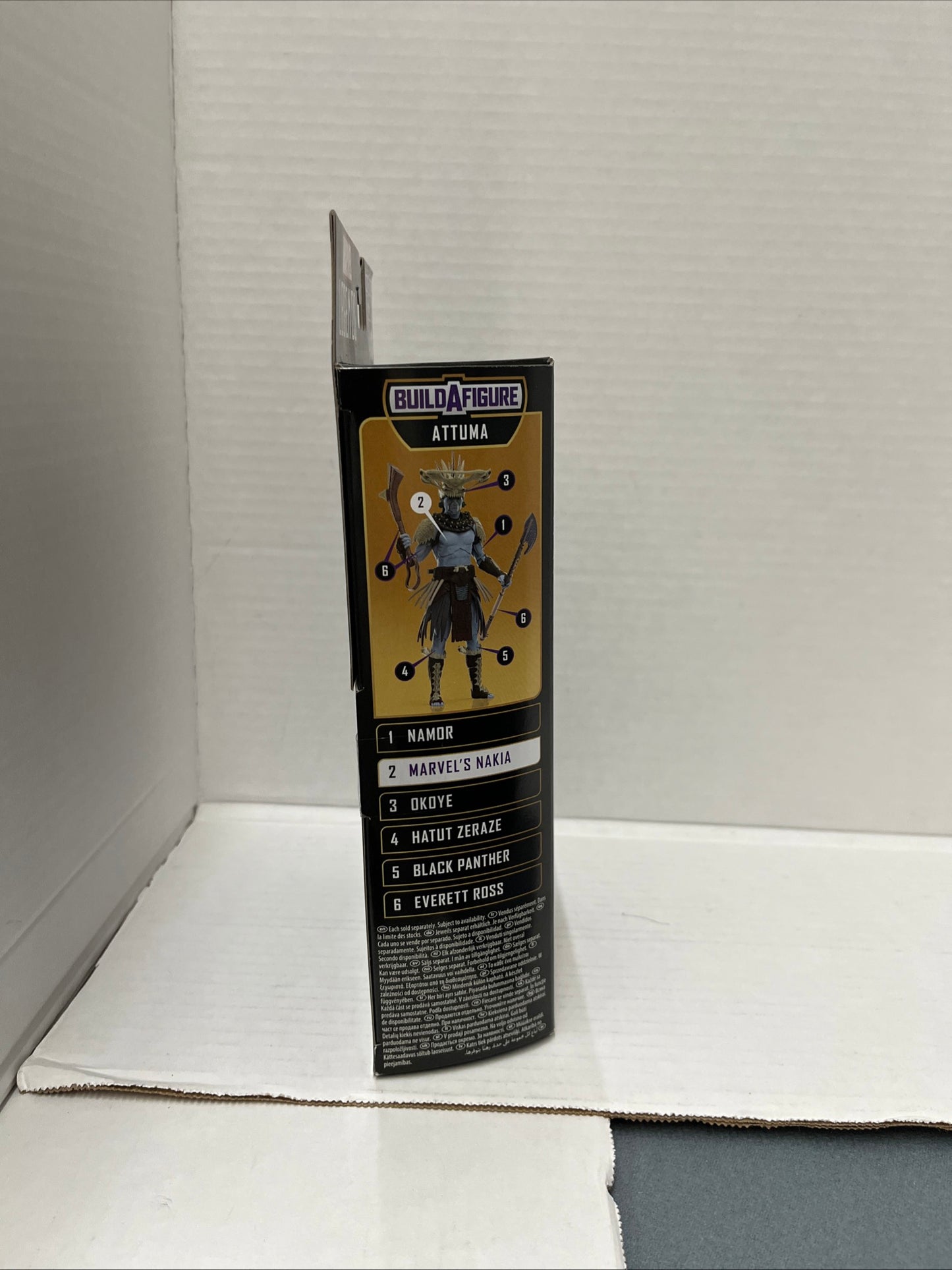 Marvel Legends Black Panther 2 Wakanda Forever Nakia Build-A-Figure Attuma