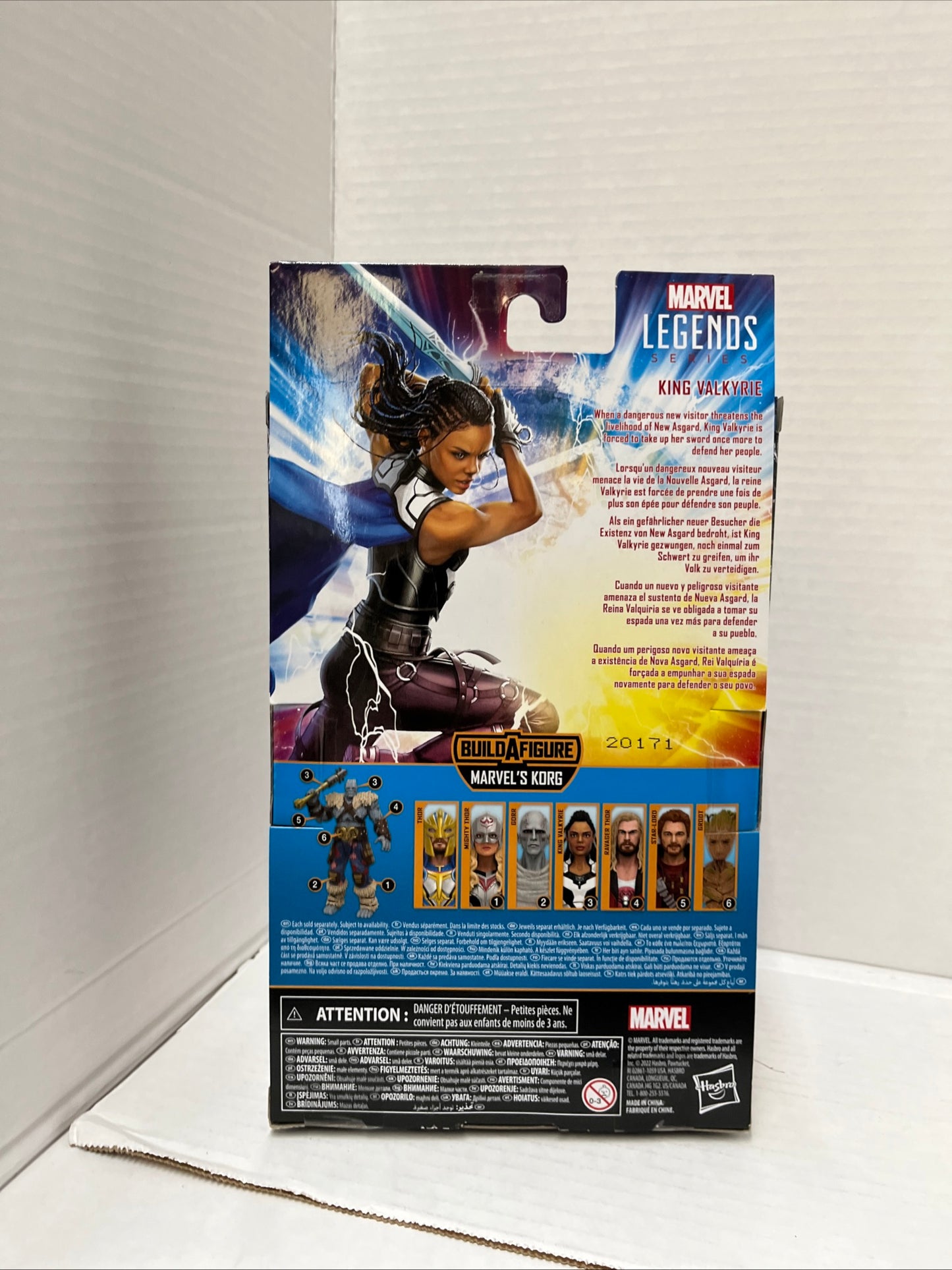 Marvel Legends Thor Love & Thunder : King Valkyrie BAF Korg