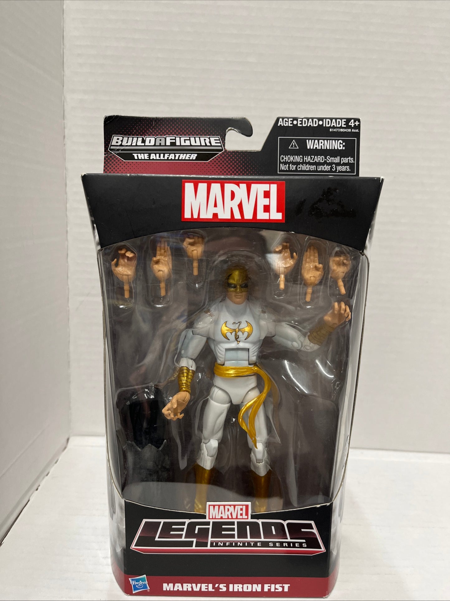 Marvel Legends Infinite Series Iron Fist The Allfather Odin BAF