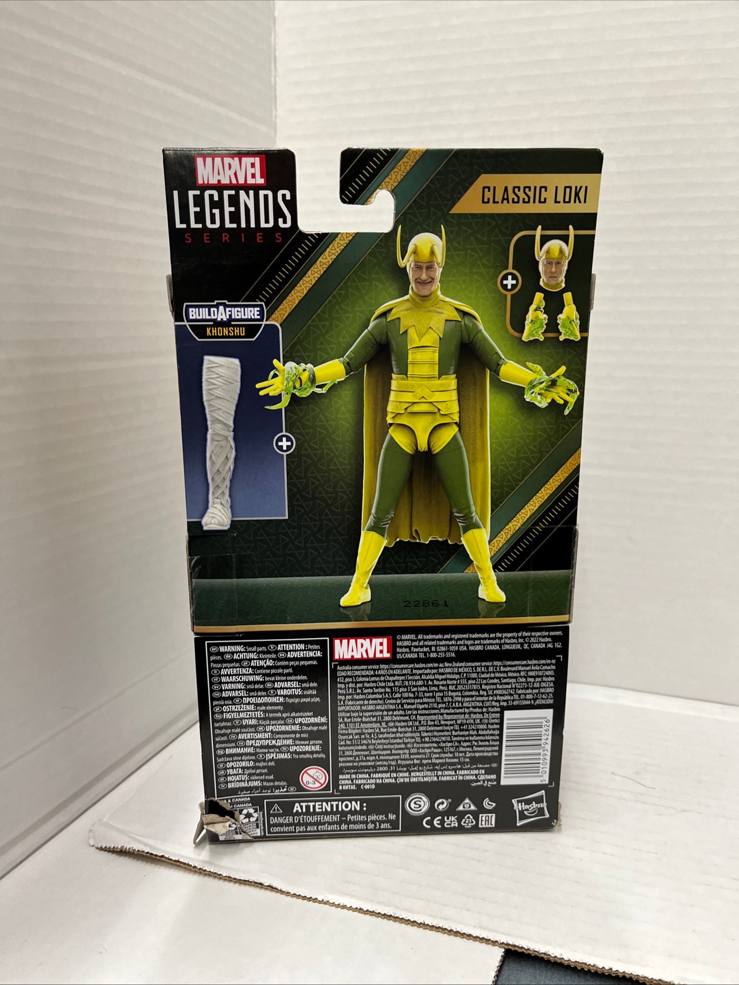 Marvel Legends Loki Classic Loki *Box Damage