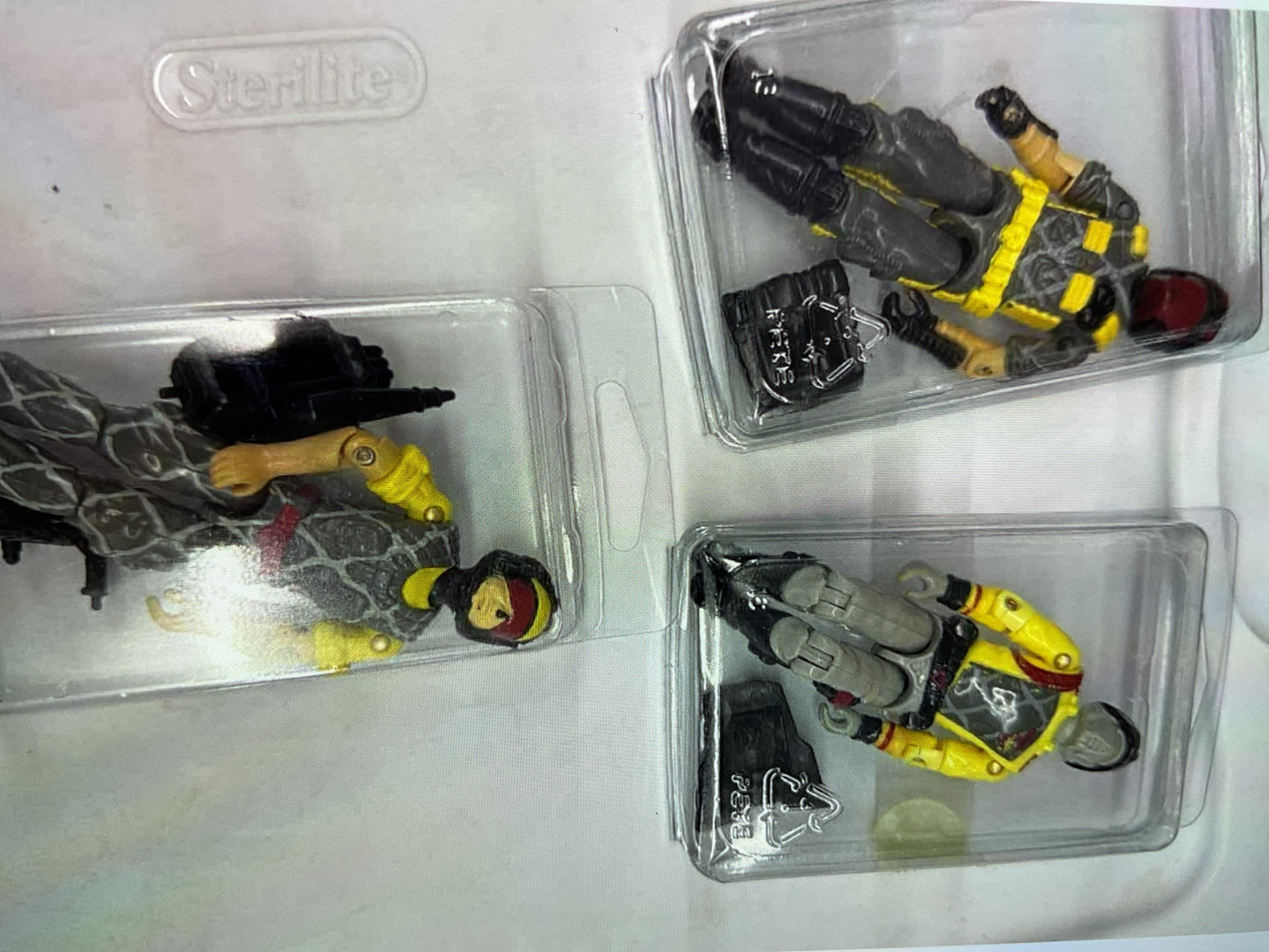 3 python patrol vintage figs.