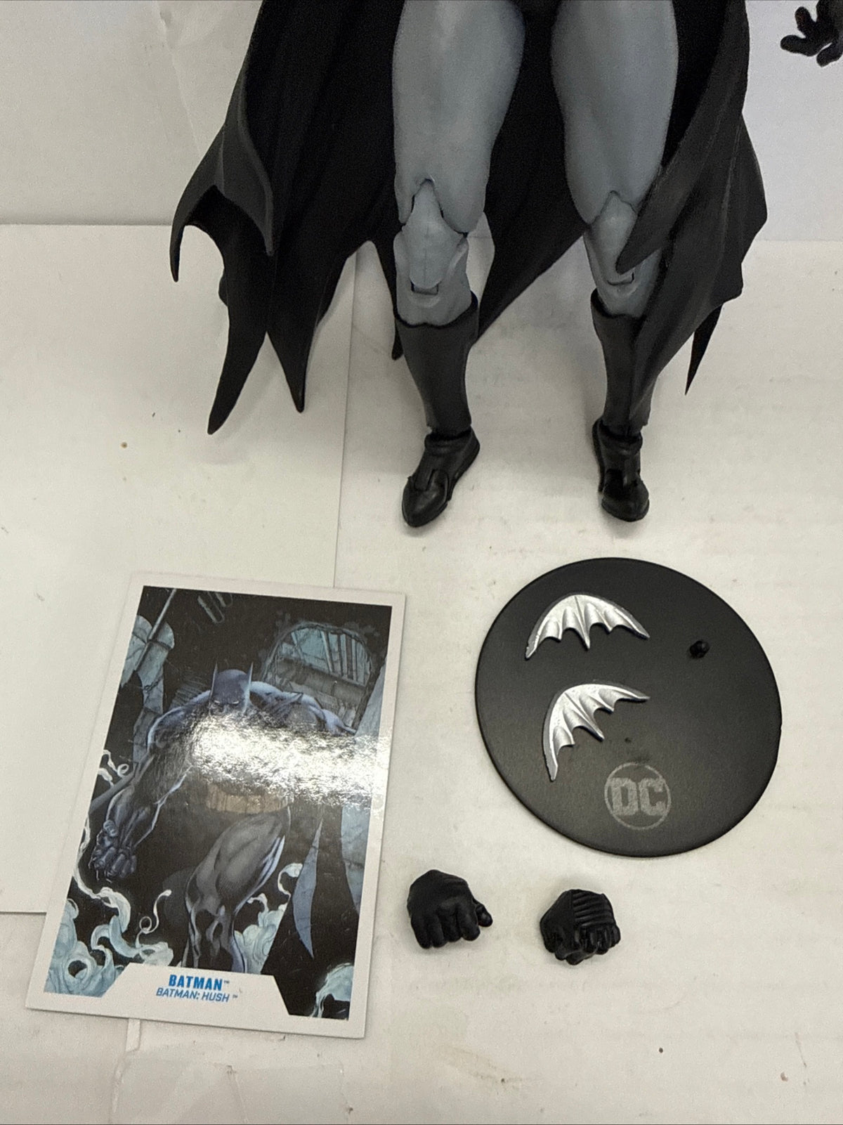 Mcfarlane Toys DC Multiverse Batman 7" Action Figure Hush Black & Grey Variant