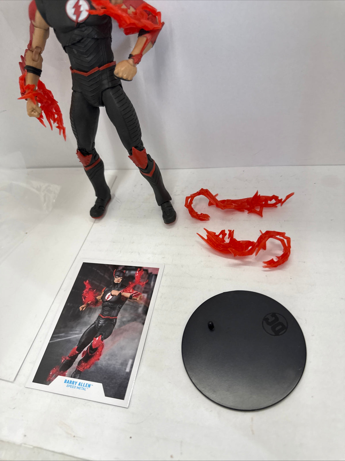 McFarlane DC Multiverse The Darkest Knight BAF Speed Metal Barry Allen 7" Figure