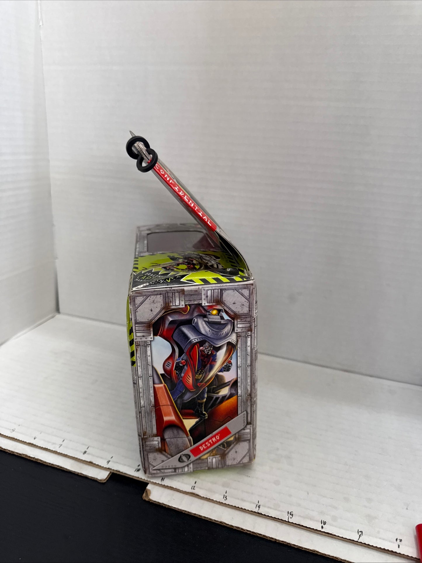 G.I Joe Sigma 6 Mission Mech Strike Mantis Mech w/ Destro Figure Package Damage
