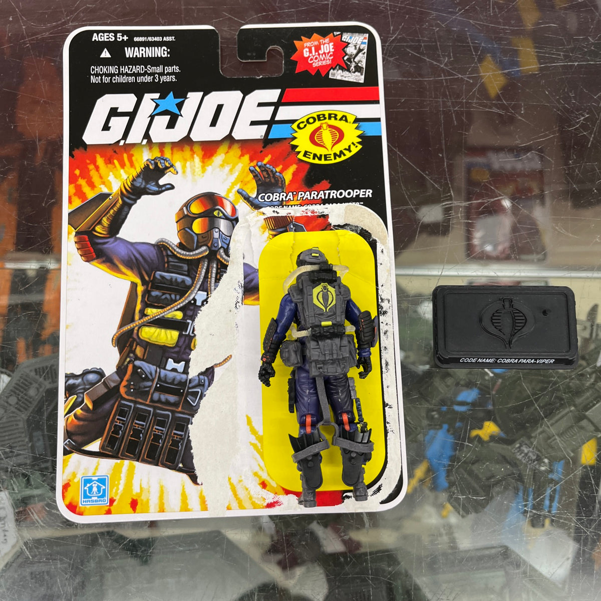 GI Joe 3.75” 25th Comic Series Cobra Para Trooper MOC