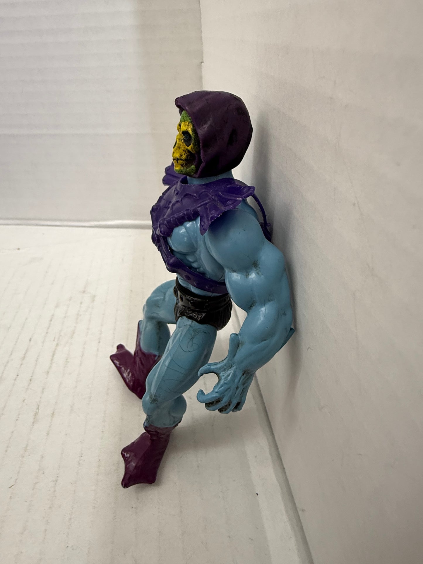 Vintage He-Man Motu Skeletor With Armor 1984 Mexico Mattel Soft-Head #1