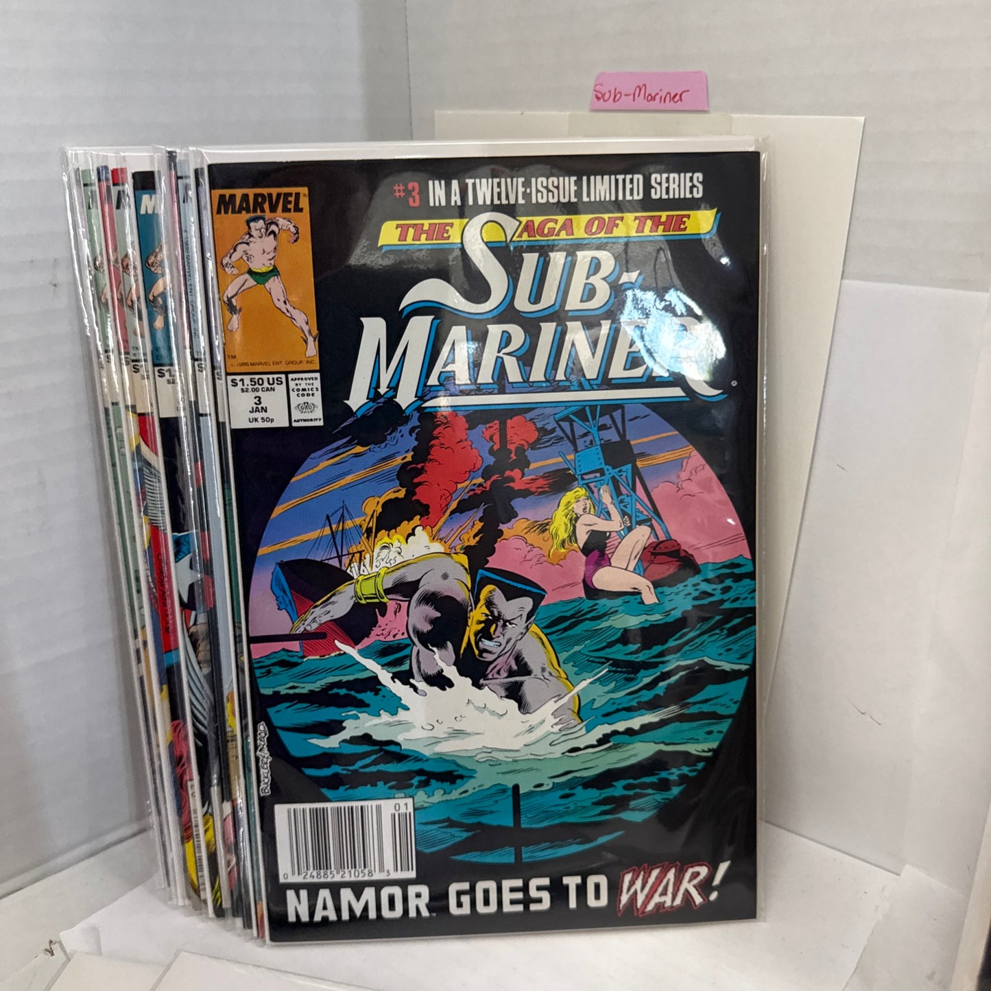 SAGA OF THE SUB-MARINER #1-12 COMPLETE LOT*1988, MARVEL LIMITED SERIES