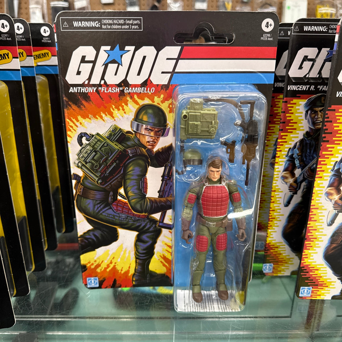 GI Joe Classified Series Retro Cardback 6" Anthony Flash Gambello 261001