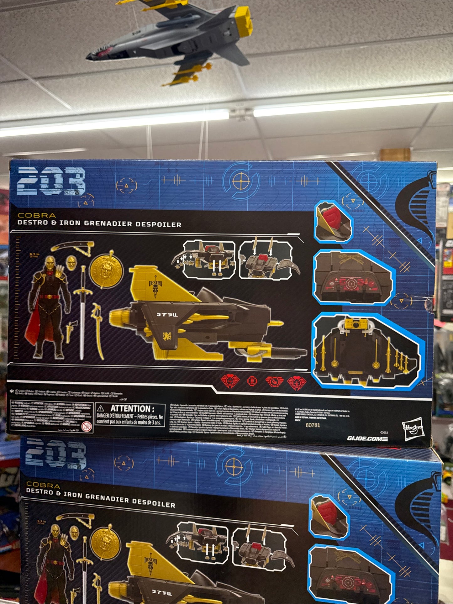 G.I. Joe Classified 6" Scale Vehicle Figure - Destro & Iron Grenadier Despoiler