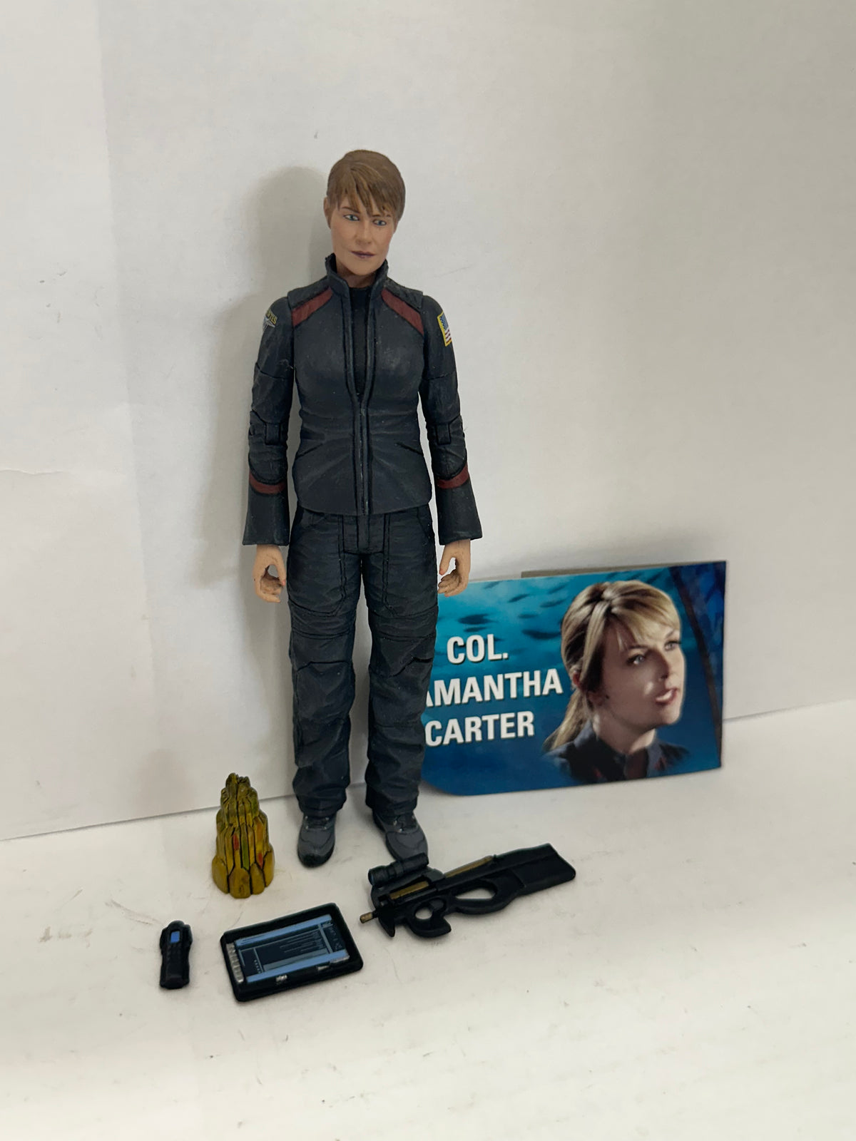 COL. SAMANTHA CARTER STARGATE ATLANTIS 7" ACTION FIGURE DIAMOND SELECT TOYS #1