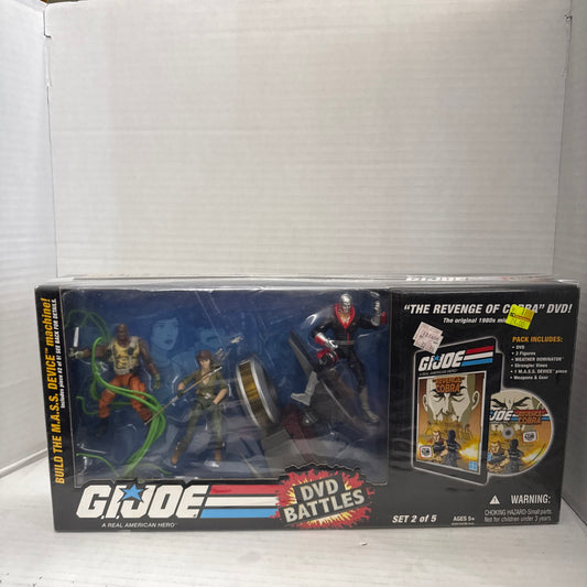 GI Joe DVD Battles set 2 MASS Device Machine Hasbro 2008 -unopened
