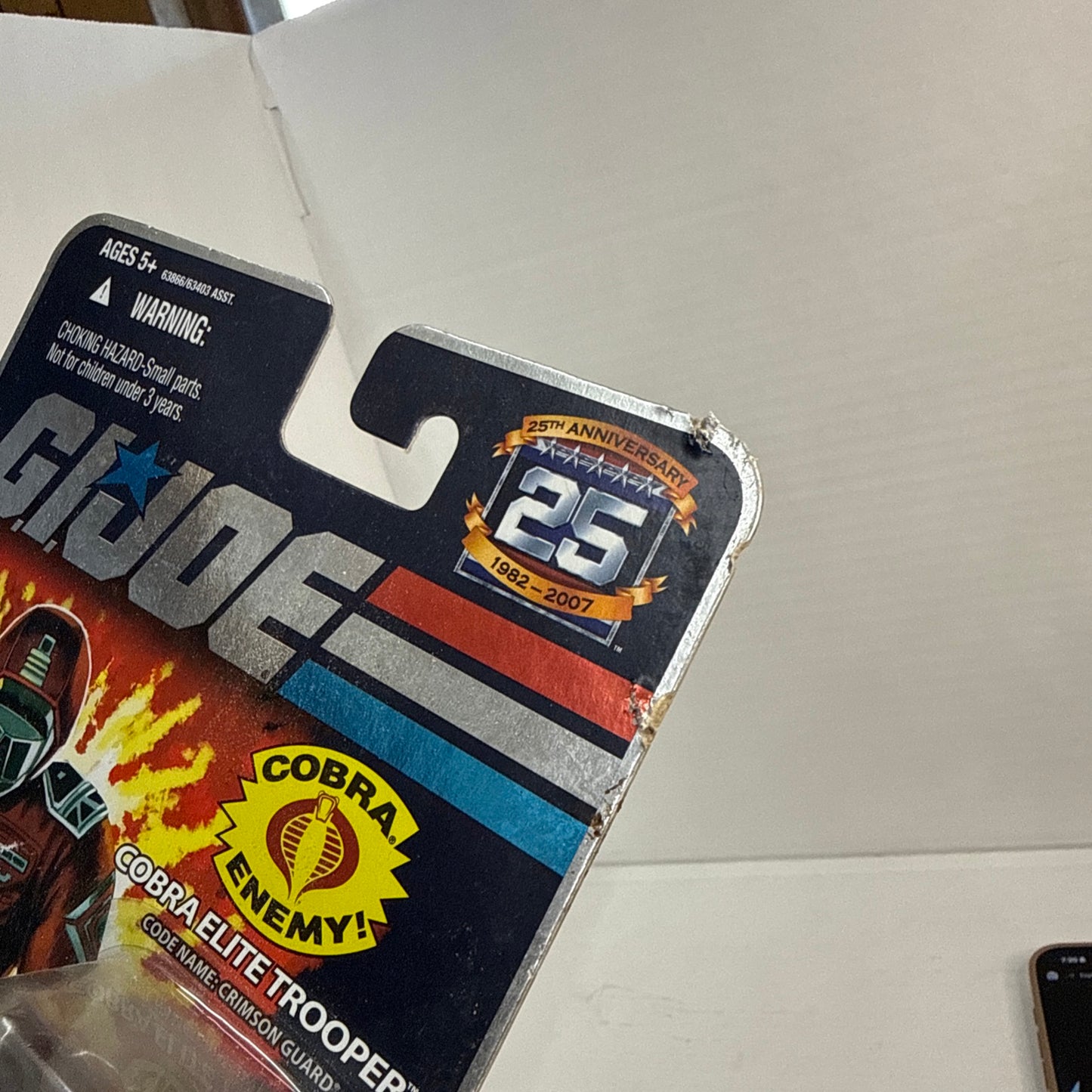 G.I. Joe 25th Anniversary Cobra Elite Trooper Crimson Guard 2007 New Sealed