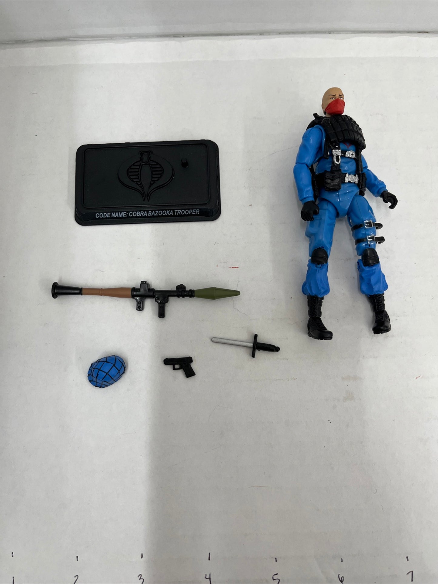2008 GI JOE 25TH ANNIVERSARY COBRA BAZOOKA TROOPER V1 LOOSE COMPLETE FIGURE