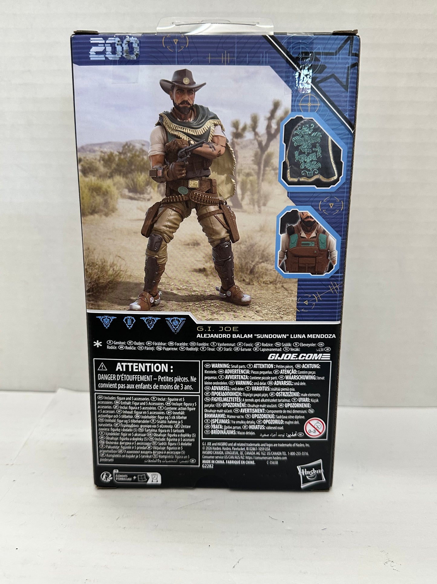 New G.I. Joe Classified Series #200, Alejandro Balam "Sundown" Luna Mendoza 6 in
