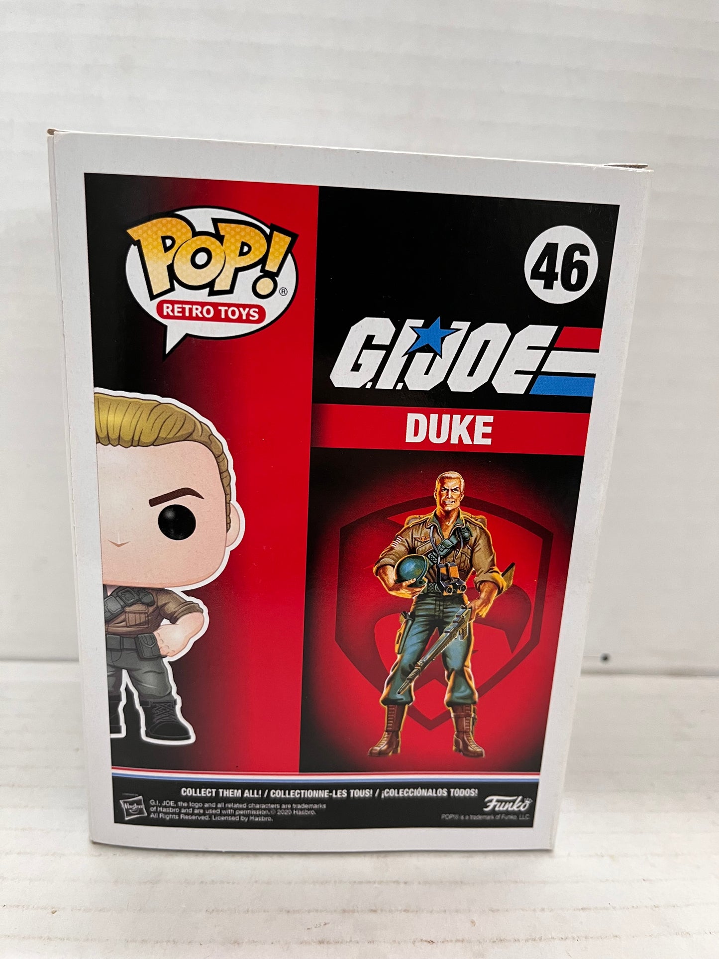2020 Funko Pop! Retro Toys G.I. Joe Duke #46 GameStop Exclusive Vinyl Figure New