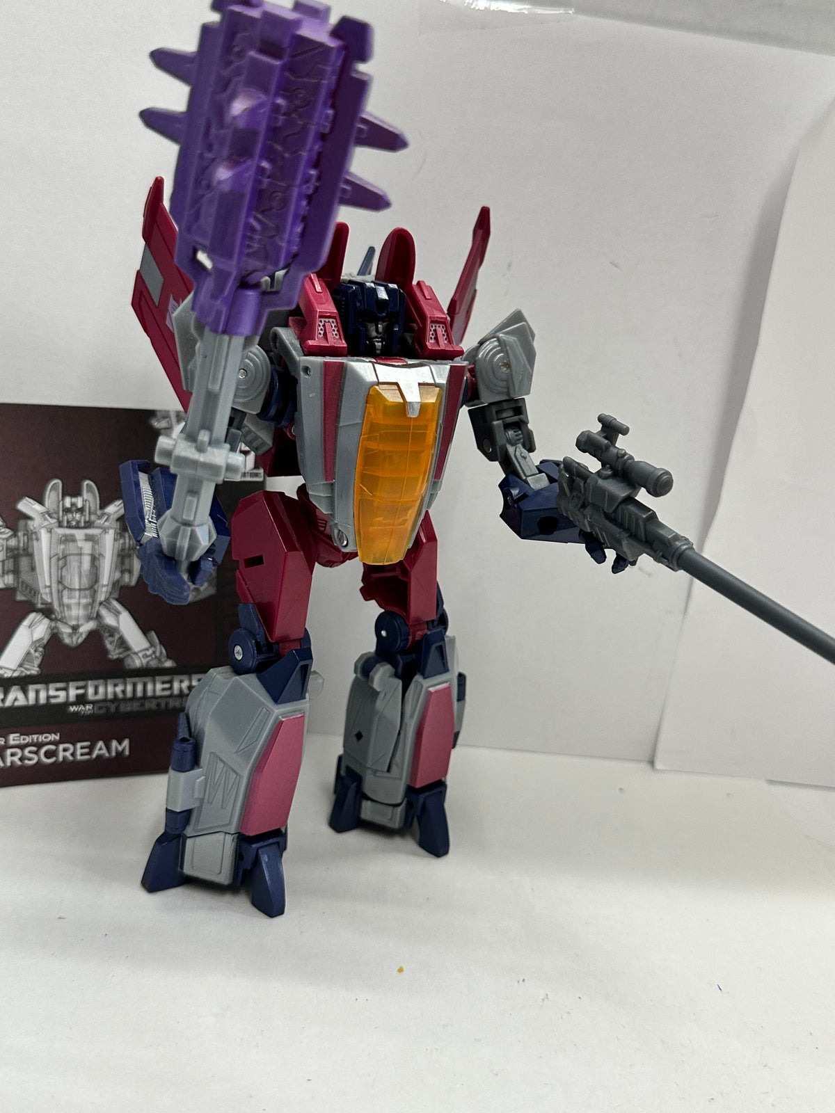 Transformers Studio Series Gamer Edition Starscream Hasbro complete 06 WFC