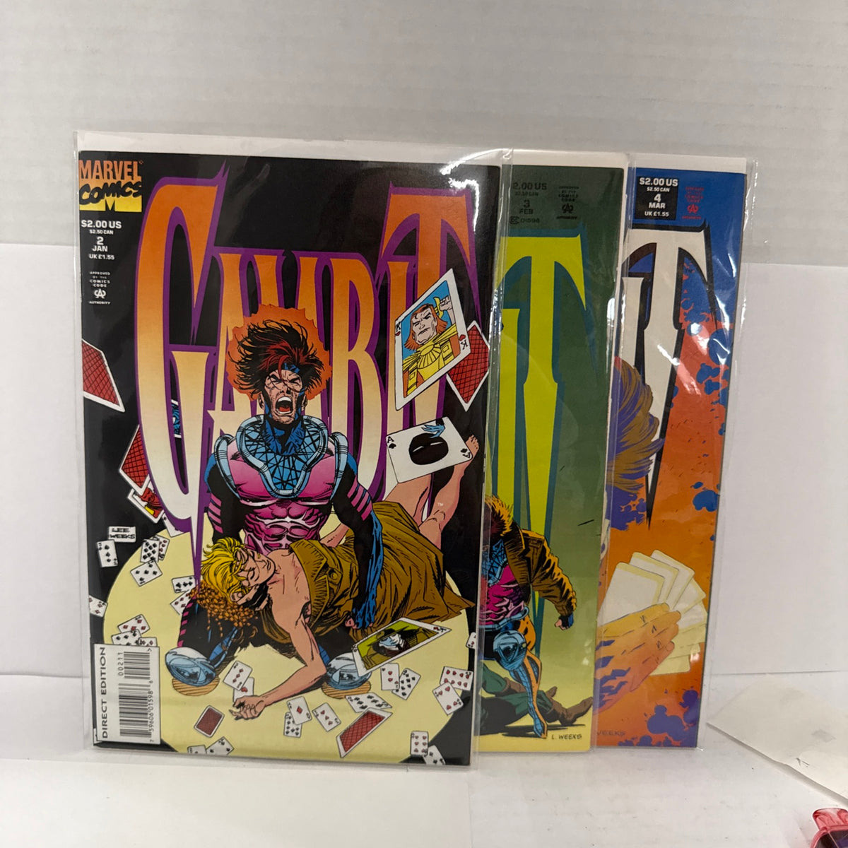 GAMBIT 1-4 LIMITED SERIES COVER & ART LEE WEEKS & KLAUS JANSON HOWARD MACKIE .