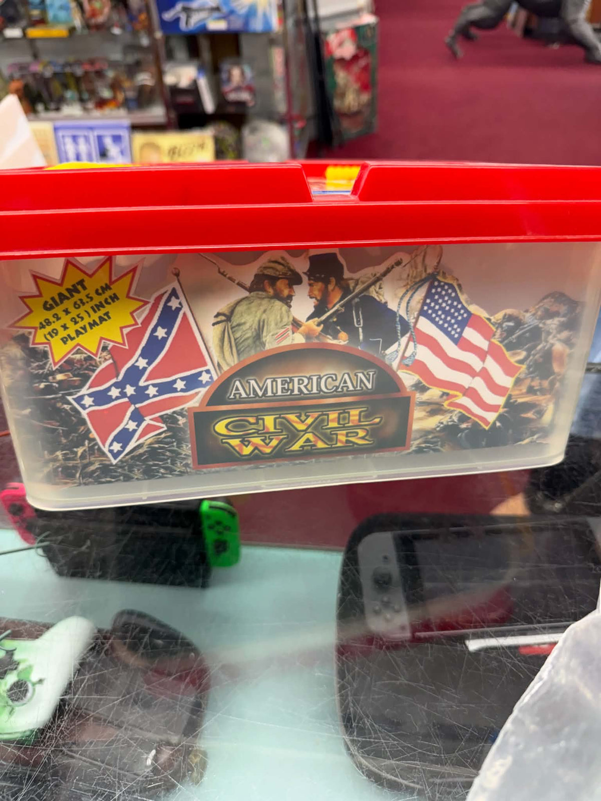 HingFat American Civil War Play Set of Over 150+ Pieces In Original Plastic Tub.