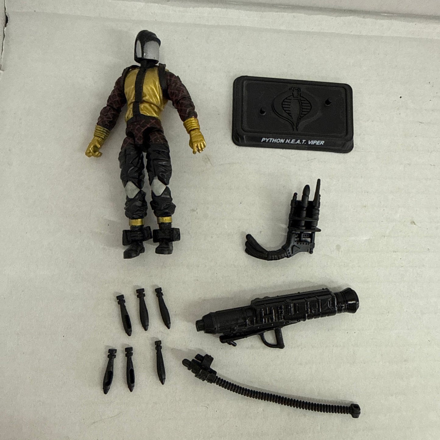 Python Patrol Joecon G.I JOE COLLECTOR CLUB JOECON 2018 PYTHON PATROL HEAT VIPER No File Ca ...