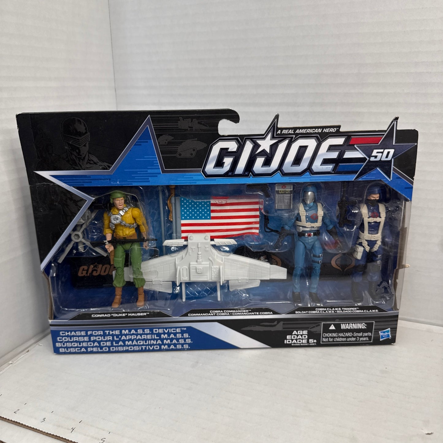 GI Joe 50th Anniversary Chase for the M.A.S.S. Device Duke Cobra Commander MOC