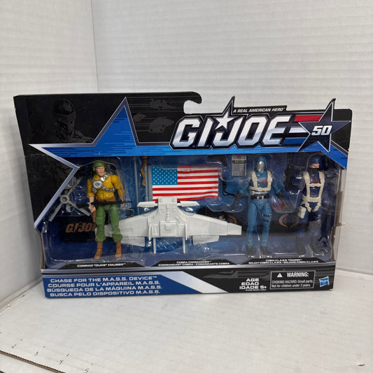 GI Joe 50th Anniversary Chase for the M.A.S.S. Device Duke Cobra Commander MOC