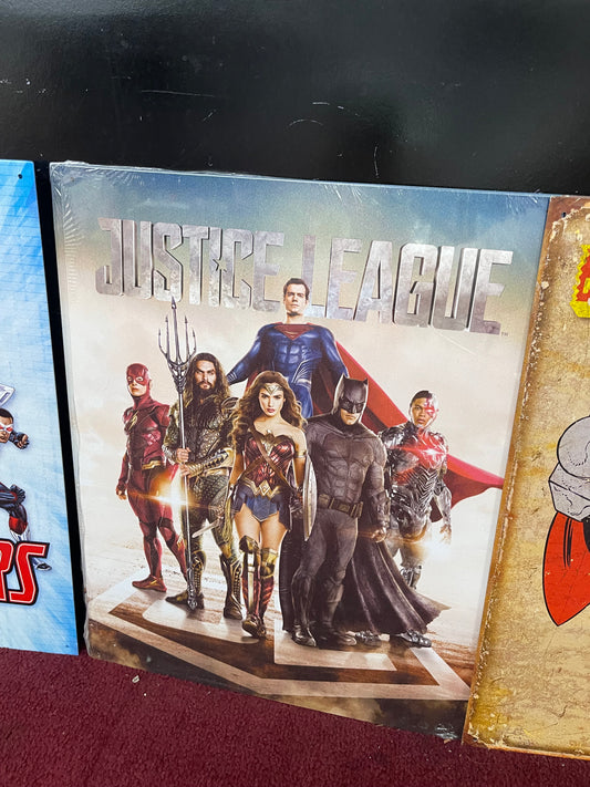Justice League Tin Sign