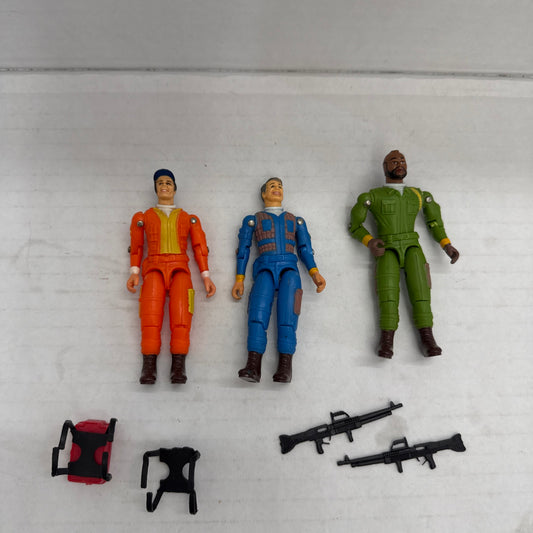 1983 A-Team Hannibal, BA Baracus, And Murdock Used Action Figures