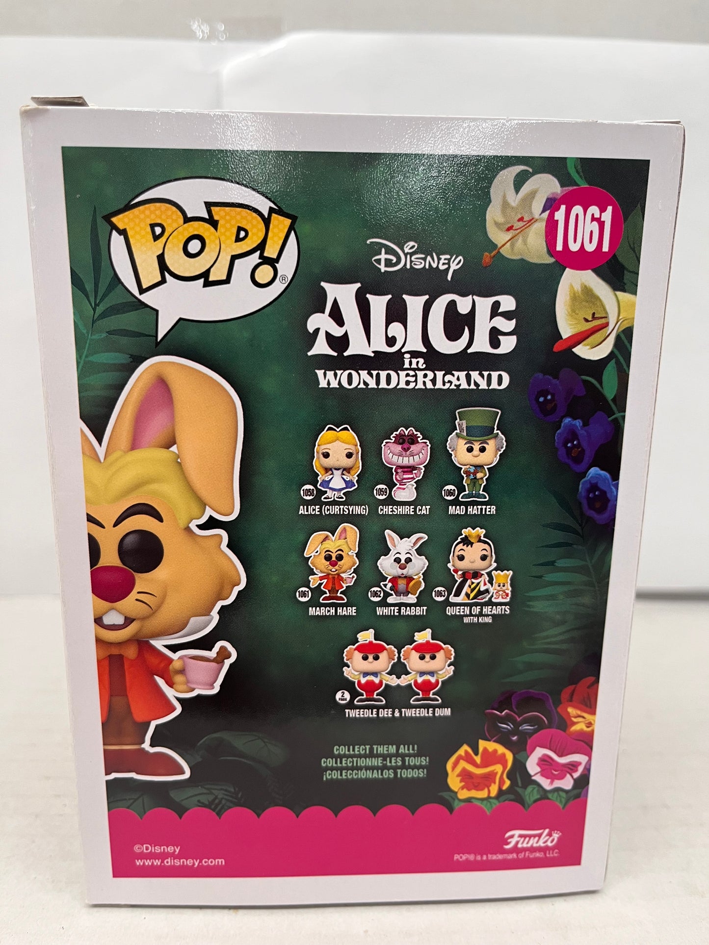 Funko Pop! Alice in Wonderland March Hare Toy Figure #1061 -- Damaged Box