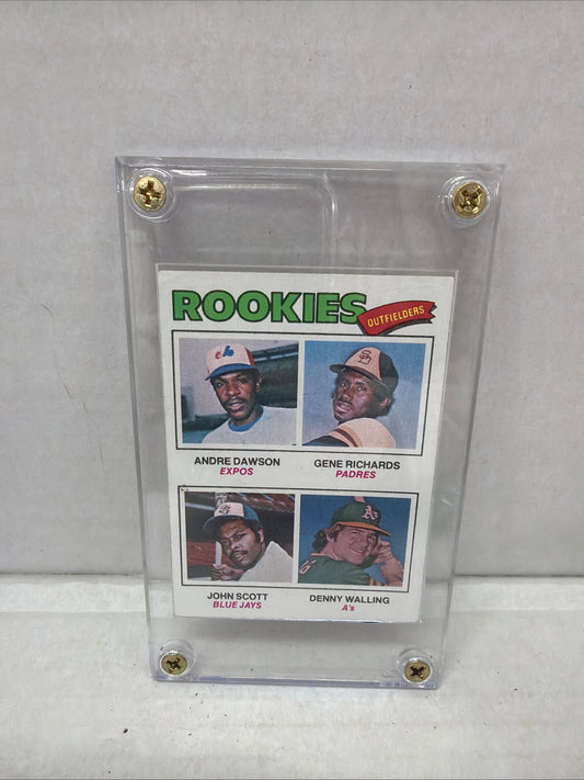 1977 Topps #476 Rookie Catchers w/ Dale Murphy RC Very Very Nice Card