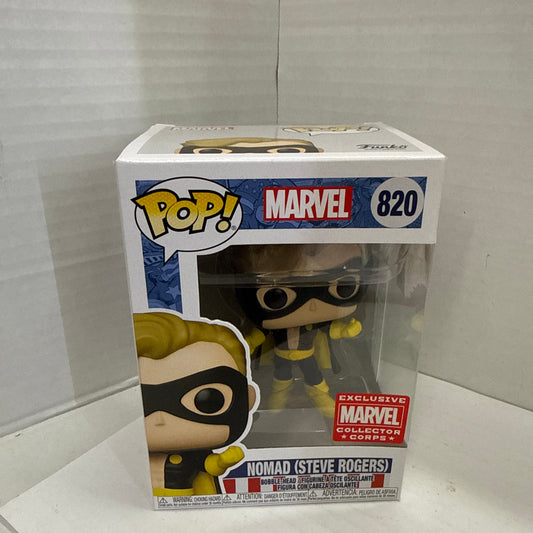 Funko Pop! Nomad Steve Rogers 820 Marvel Collector Corps Exclusive Comics Vinyl