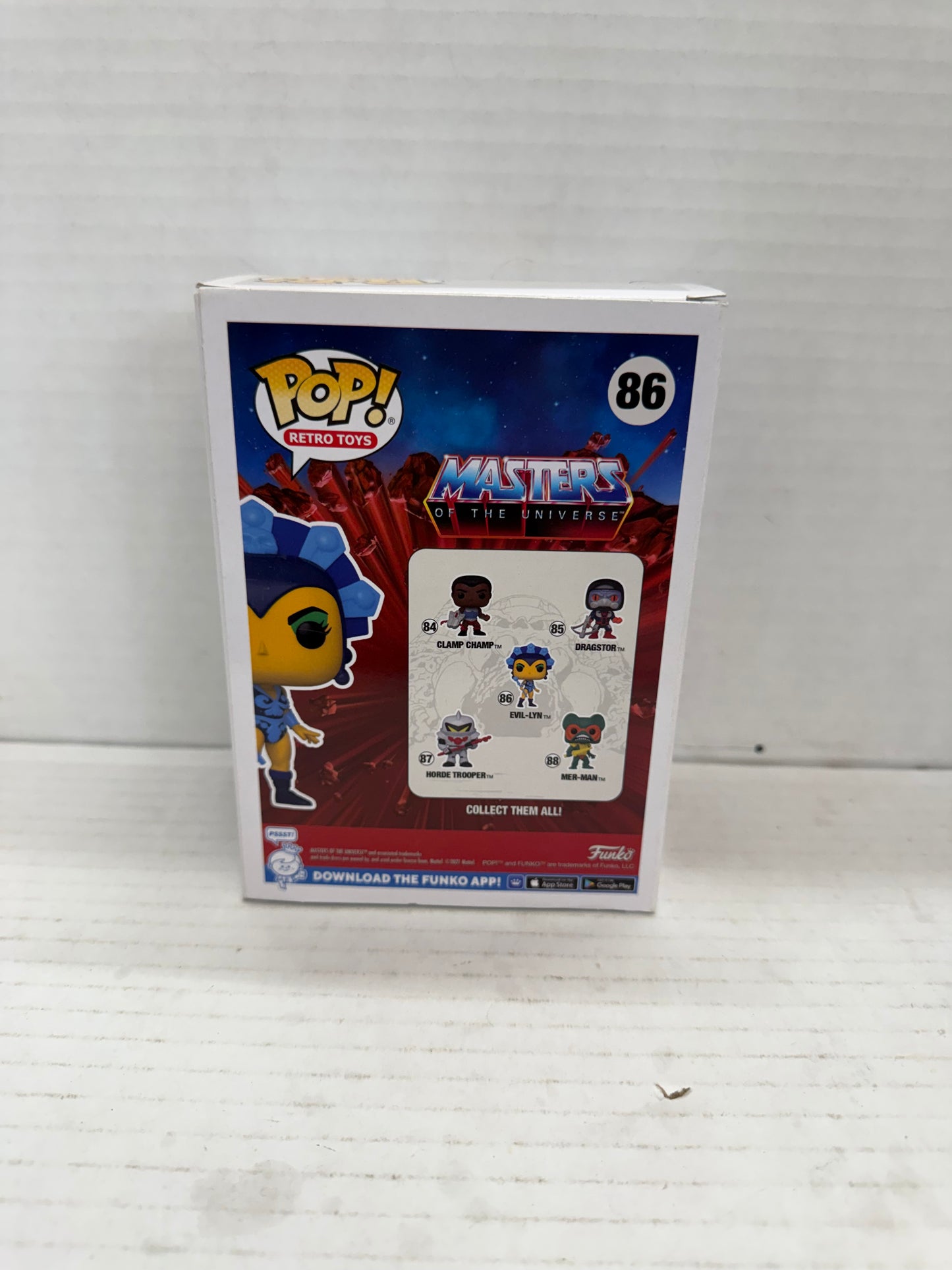 FUNKO POP MASTERS OF THE UNIVERSE EVIL-LYN # 86 GITD GLOWS IN THE DARK TARGET