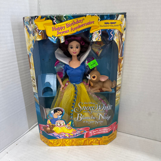 Snow White Happy Birthday Doll 1996 Mattel #16535 NIB