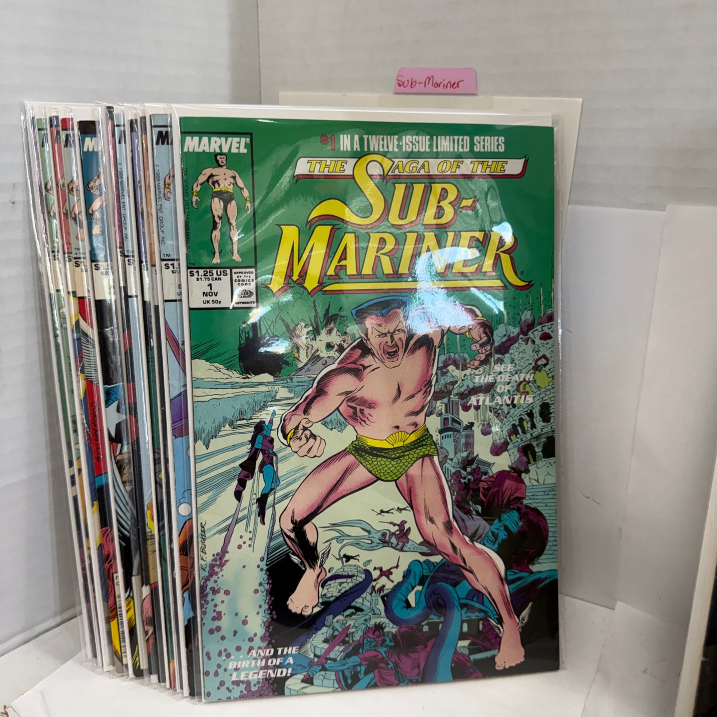 SAGA OF THE SUB-MARINER #1-12 COMPLETE LOT*1988, MARVEL LIMITED SERIES