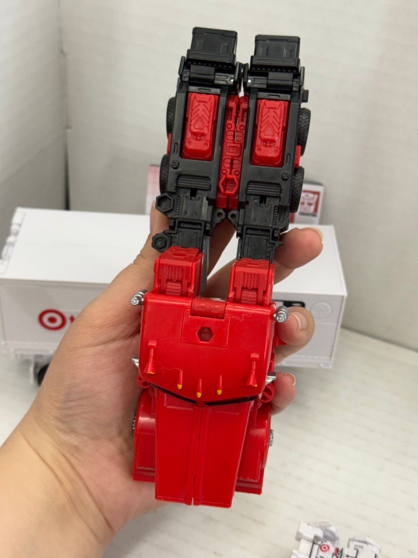 Target Optimus Prime and Autobot Bullseye Transformers Exclusive Figure Complete
