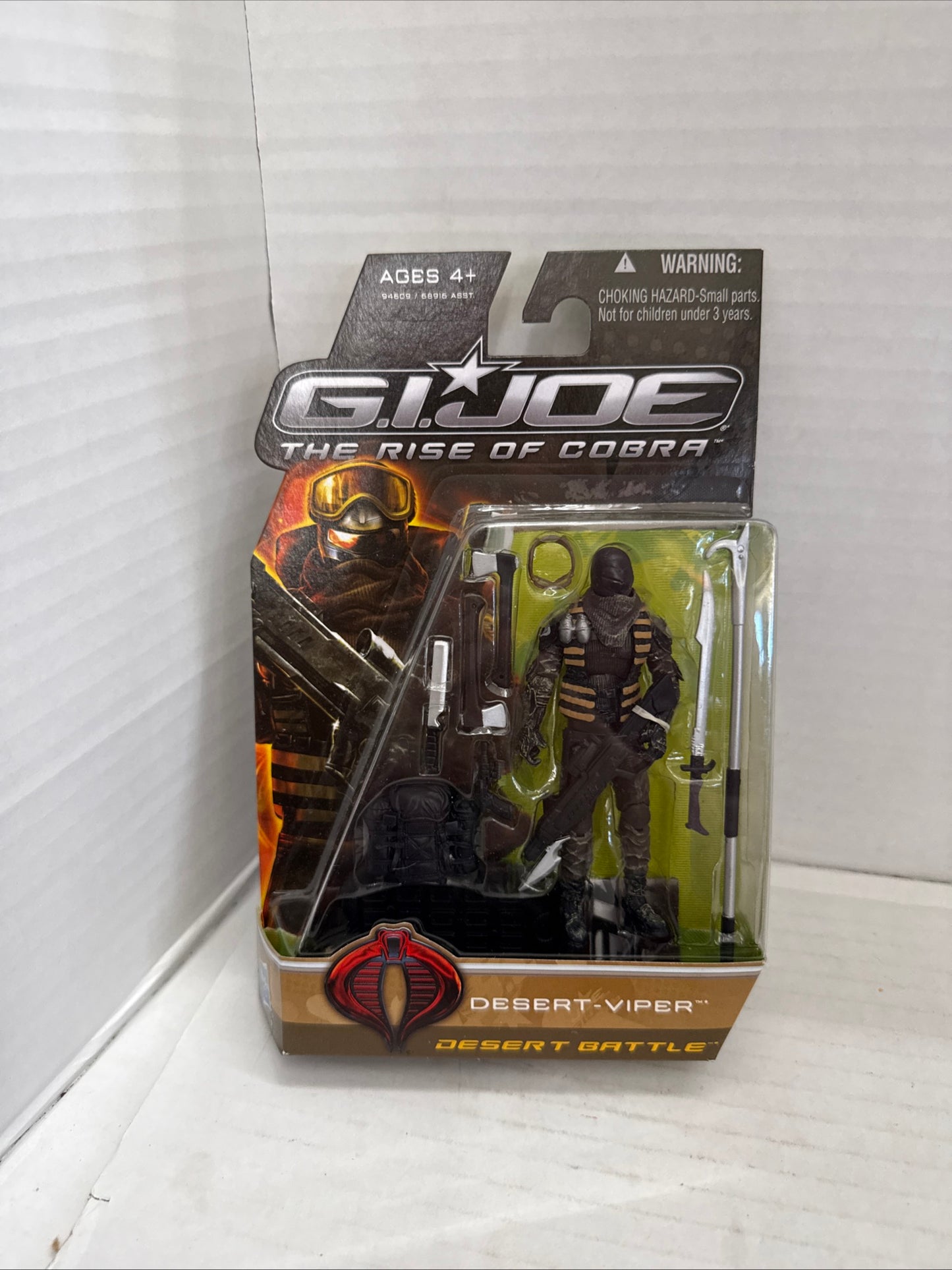 GI Joe Rise of Cobra Movie Desert Viper Desert Battle Action Figure NEW 2009