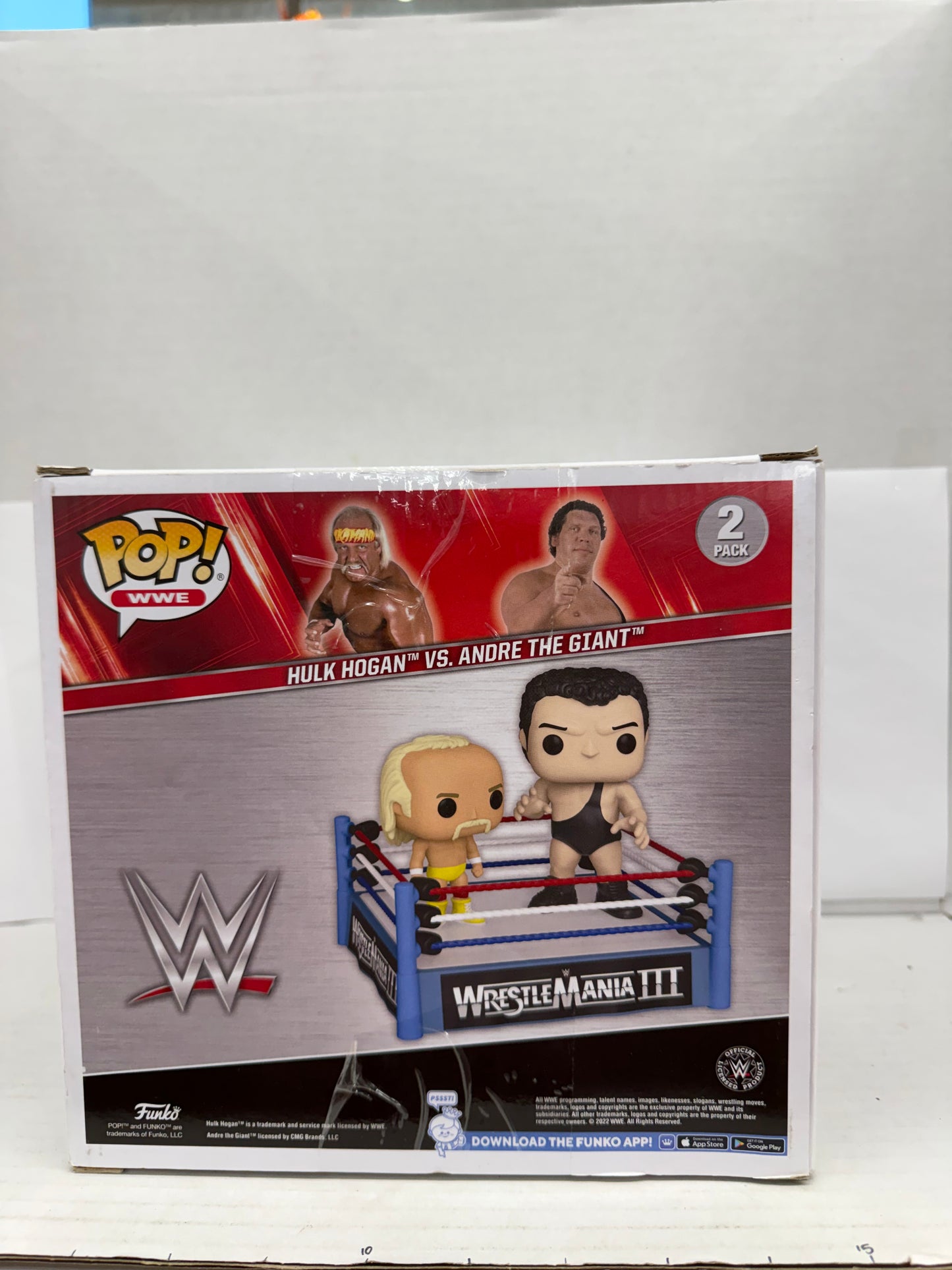Funko POP! WWE Hulk Hogan vs Andre the Giant Exclusive 2 Pack 2023