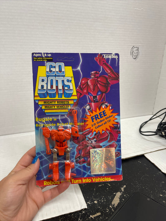 Bugsie Renegade Robot Monster 3D Sticker Gobots 1985 Tonka Figure NEW SEALED