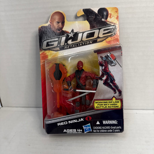 G.I. Joe Retaliation Red Ninja Cobra Figure Hasbro 2011 Brand New Sealed