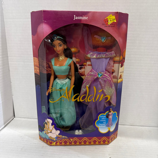 1992 Disney Aladdin Jasmine Doll Mattel #2557 NRFB Palace Costume Vintage