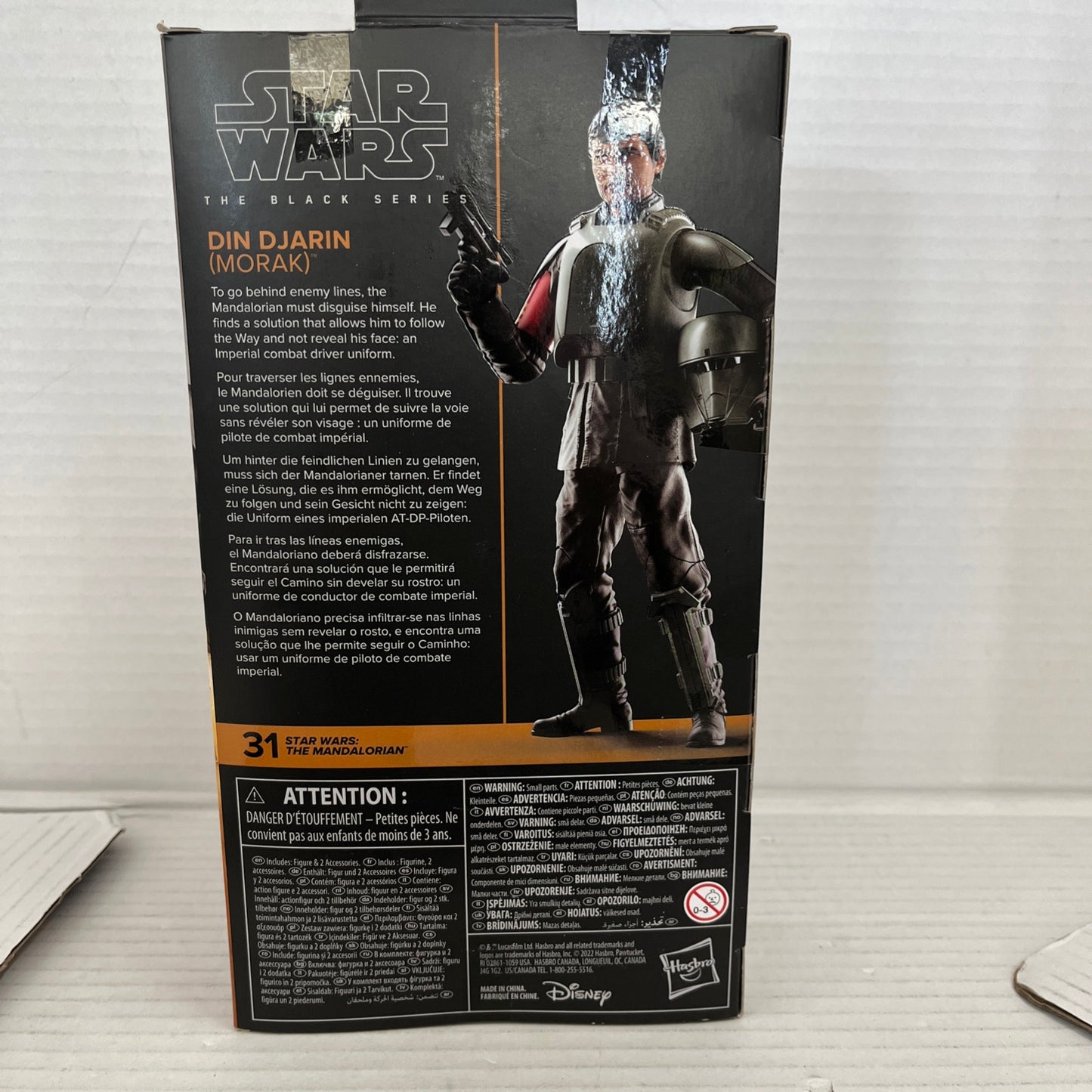 Hasbro Star Wars Black Series The Mandalorian Din Morak 6" Figure New Sealed
