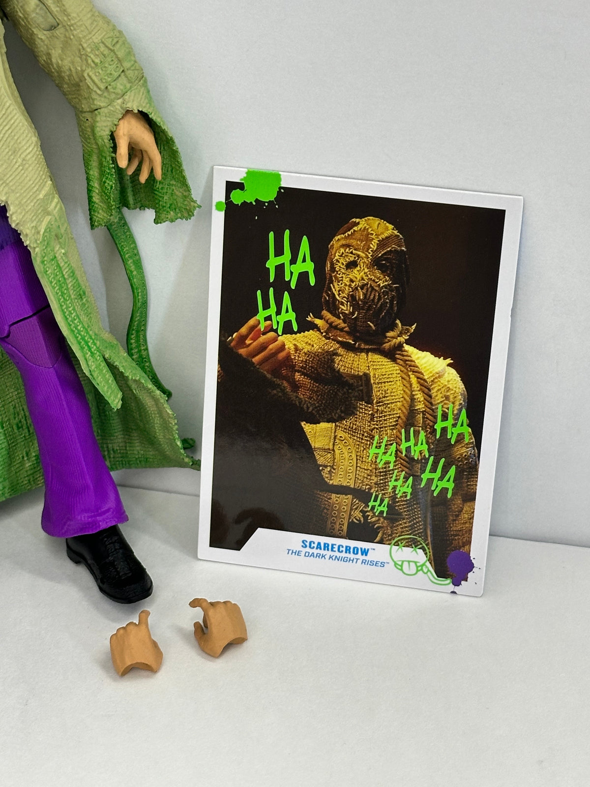 DC Multiverse Scarecrow Dark Knight Rises Jokerized 7" Action Figure Gold Label
