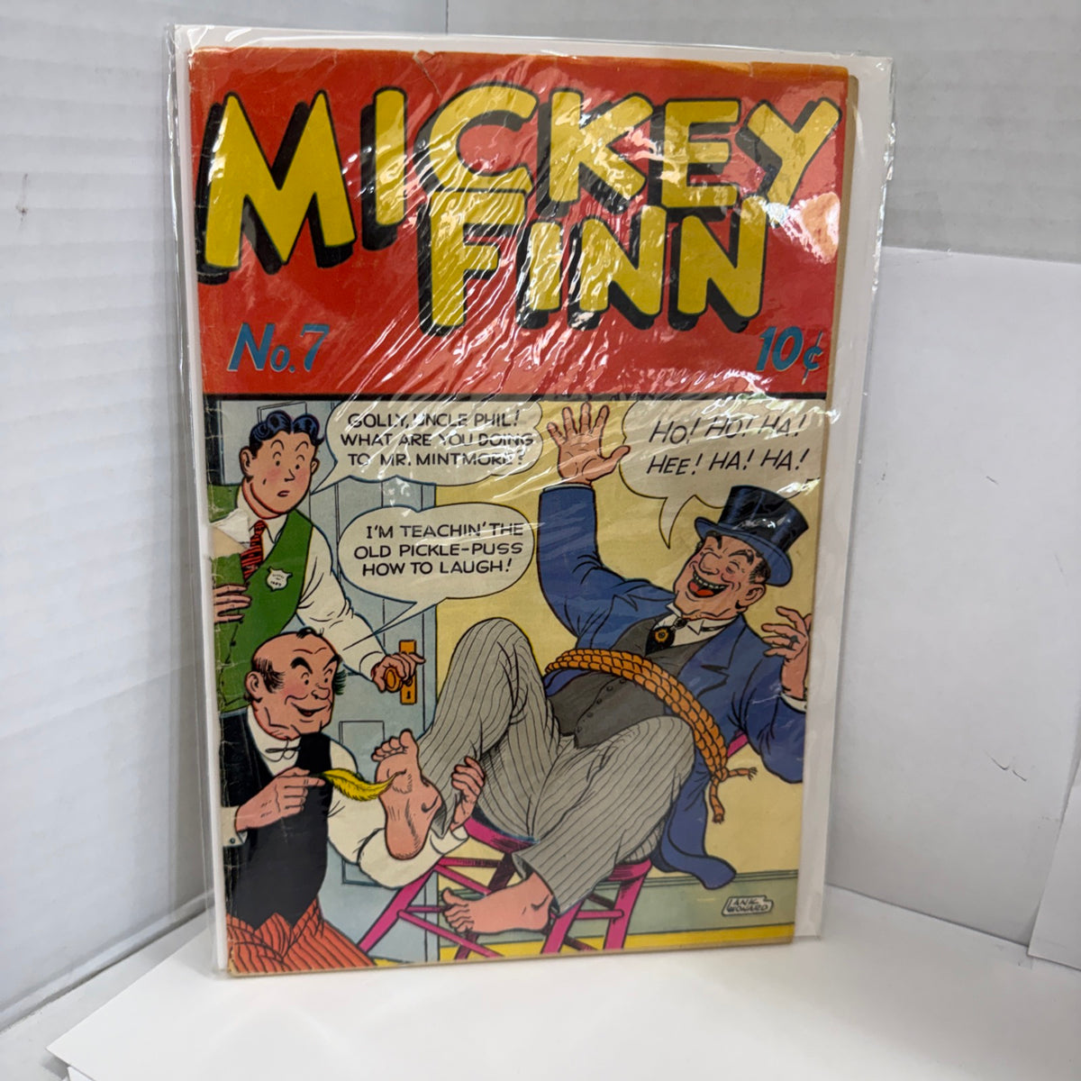 MICKEY FINN #7 LAST ISSUE COLUMBIA (rough Condition)