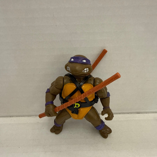 Vintage Teenage Mutant Ninja Turtles Donatello 1988 With Weapons