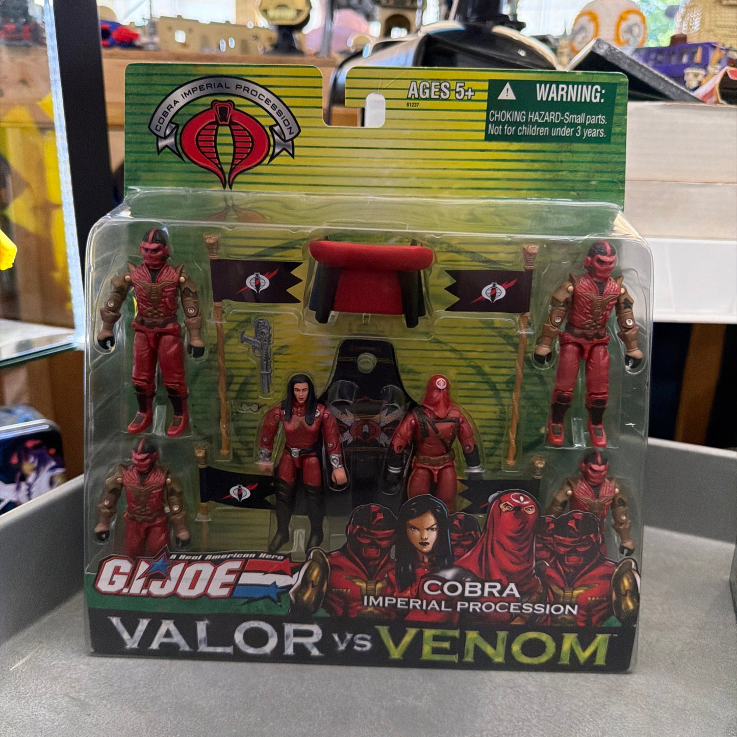 Hasbro GI Joe Valor vs Venom Cobra Imperial Procession 6 Pack New Sealed
