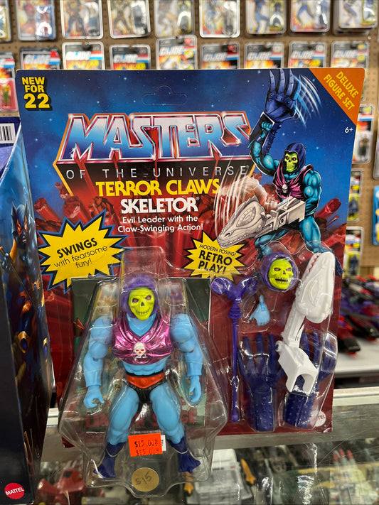 UNPUNCHED Mattel Masters of the Universe Origins TERROR CLAWS SKELETOR Figure MOTU MOC